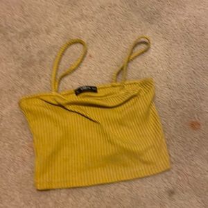 Crop top Yellow